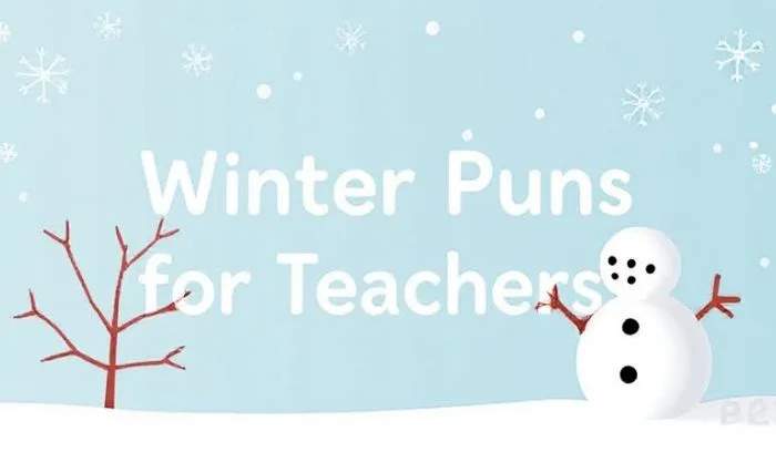 Winter Puns for Teachers