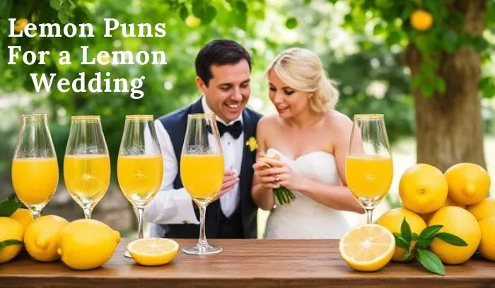 Lemon Puns For a Lemon Wedding