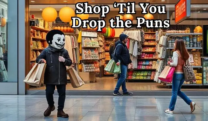 Shop ‘Til You Drop the Puns