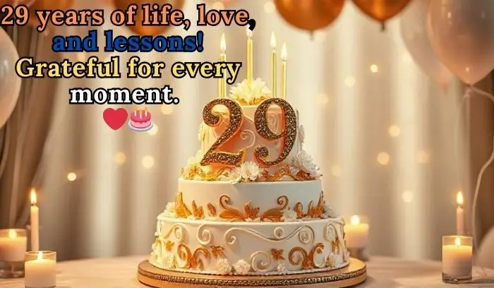29th Birthday Instagram Captions
