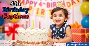 4th Birthday Captions