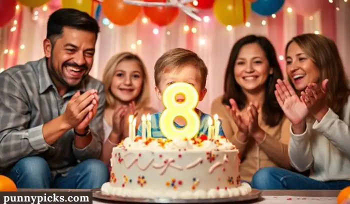 Parent's Love: 8th Birthday Captions from Mom & Dad