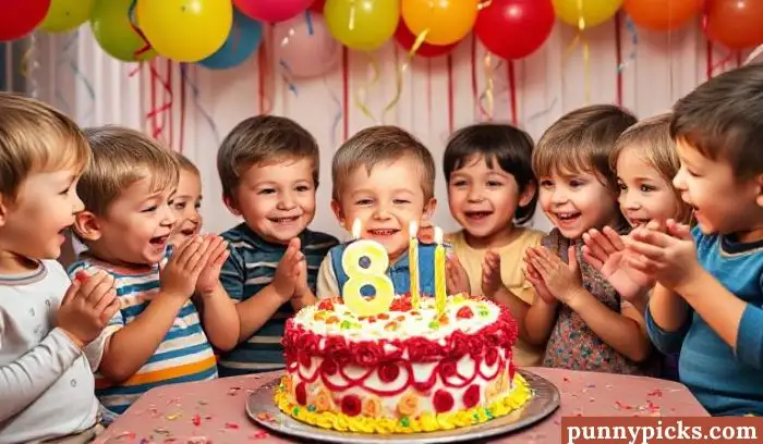 Funny 8th Birthday Captions for Instagram