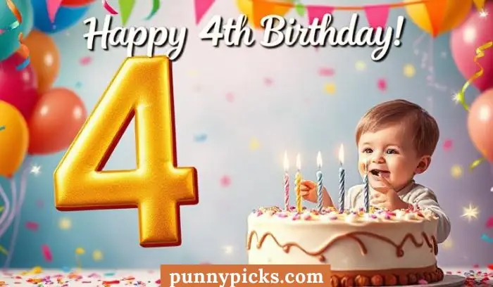 4th Birthday Captions