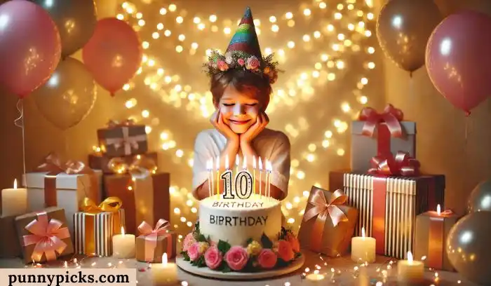 Heartfelt 10th Birthday Captions for Instagram