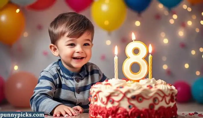 Short 8th Birthday Captions for Instagram