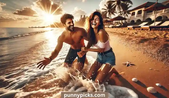 Fun Captions for Beach Vacations with Partner