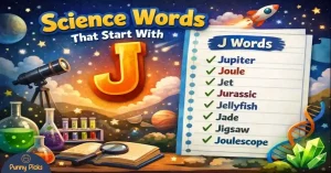 Science Words That Start With J